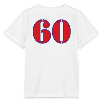 60. 60 JAHRE. 60-JÄHRIGES JUBILÄUM. 60. GEBURTSTAG. - Stanley/Stella Kinder T-Shirt MINI CREATOR  - Weiß - Vorne - Maike (125cm)