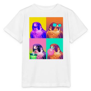 Falken Falke - Stanley/Stella Kinder T-Shirt MINI CREATOR  - Weiß - Vorne - Maike (125cm)