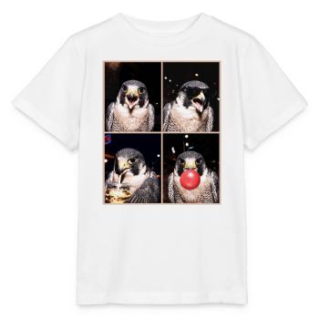 Falken Falke - Stanley/Stella Kinder T-Shirt MINI CREATOR  - Weiß - Vorne - Maike (125cm)