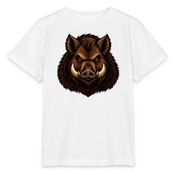Das Schwein - Stanley/Stella Kinder T-Shirt MINI CREATOR  - Weiß - Vorne - Maike (125cm)
