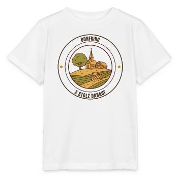 Dorfkind & stolz darauf. Landleben Shirt - Stanley/Stella Kinder T-Shirt MINI CREATOR  - Weiß - Vorne - Maike (125cm)