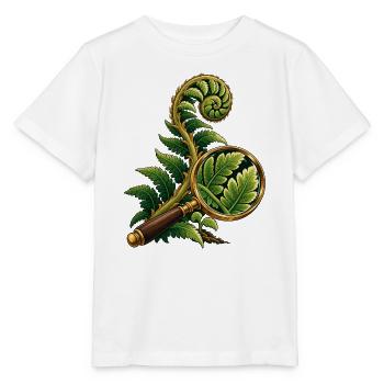 Fern durch eine Feldlinse - Stanley/Stella Kinder T-Shirt MINI CREATOR  - Weiß - Vorne - Maike (125cm)