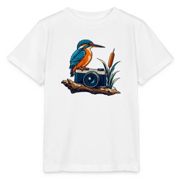Eisväger vor der Kamera - Stanley/Stella Kinder T-Shirt MINI CREATOR  - Weiß - Vorne - Maike (125cm)