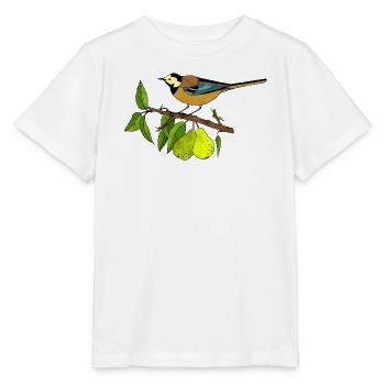 Bunter Vogel - Stanley/Stella Kinder T-Shirt MINI CREATOR  - Weiß - Vorne - Maike (125cm)