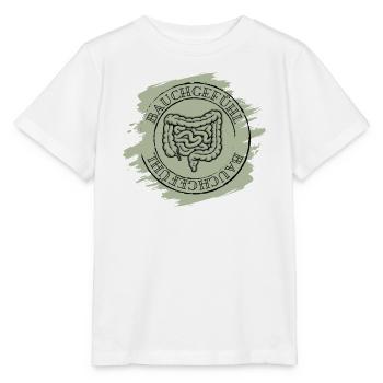 Bauchgefühl - Stanley/Stella Kinder T-Shirt MINI CREATOR  - Weiß - Vorne - Maike (125cm)