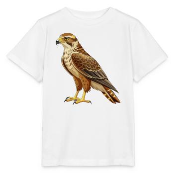 Rotschwanzbussard - Stanley/Stella Kinder T-Shirt MINI CREATOR  - Weiß - Vorne - Maike (125cm)