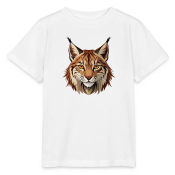 Wilder Luchs - Stanley/Stella Kinder T-Shirt MINI CREATOR  - Weiß - Vorne - Maike (125cm)