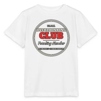 Overthinking Club – Gegründet um 3 Uhr nachts - Stanley/Stella Kinder T-Shirt MINI CREATOR  - Weiß - Vorne - Maike (125cm)
