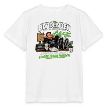 Dividenden kaufen mir keine Zeitmaschine - Stanley/Stella Kinder T-Shirt MINI CREATOR  - Weiß - Vorne - Maike (125cm)