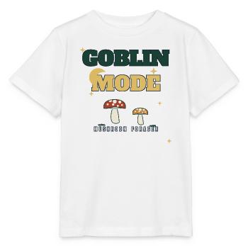 Goblin-Modus Pilzsammler - Stanley/Stella Kinder T-Shirt MINI CREATOR  - Weiß - Vorne - Maike (125cm)