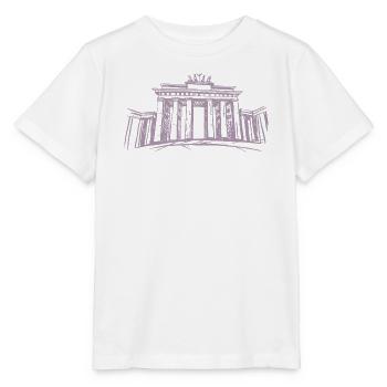 Berlin Brandenburger Tor – Symbolträchtiges Stadtd - Stanley/Stella Kinder T-Shirt MINI CREATOR  - Weiß - Vorne - Maike (125cm)