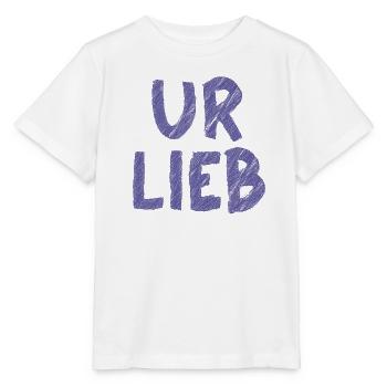 UR LIEB – Süßer Spruch mit österreichischem Charme - Stanley/Stella Kinder T-Shirt MINI CREATOR  - Weiß - Vorne - Maike (125cm)