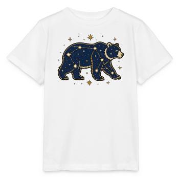 Sternbild Bär Großer Bär Astronomie Vektor Shirt - Stanley/Stella Kinder T-Shirt MINI CREATOR  - Weiß - Vorne - Maike (125cm)