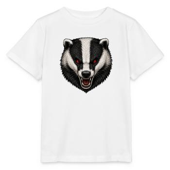 Der Dachs - Stanley/Stella Kinder T-Shirt MINI CREATOR  - Weiß - Vorne - Maike (125cm)