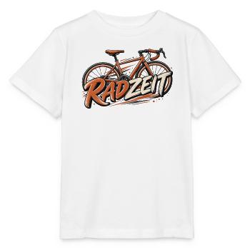 Radfahren Retro Fahrradmotiv Zeitlose Geschenkidee - Stanley/Stella Kinder T-Shirt MINI CREATOR  - Weiß - Vorne - Maike (125cm)