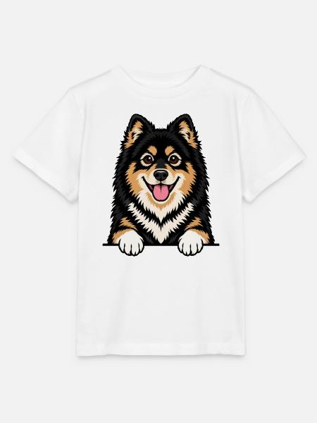 Finnischer Lapphund - Stanley/Stella Kinder T-Shirt MINI CREATOR - Weiß