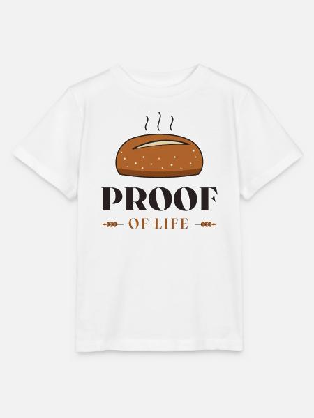 Motiv des Lebensbeweis-Brots - Stanley/Stella Kinder T-Shirt MINI CREATOR - Weiß