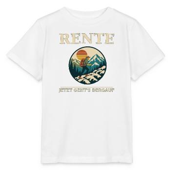 Rente Bergauf Abenteuer - Stanley/Stella Kinder T-Shirt MINI CREATOR  - Weiß - Vorne - Maike (125cm)