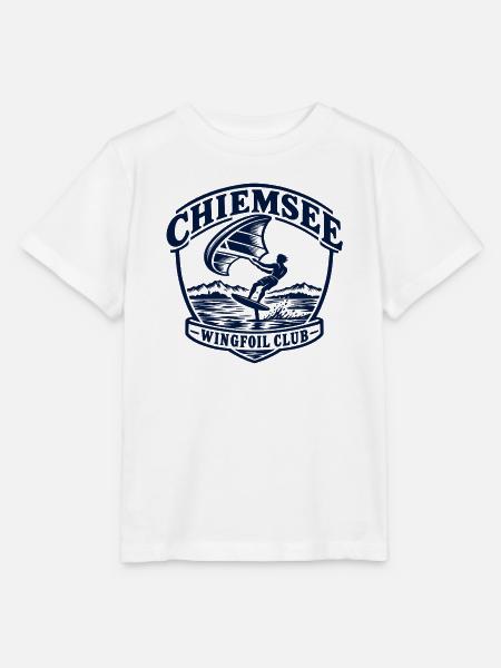 Wingfoil Club Logo Wasserabenteuer - Stanley/Stella Kinder T-Shirt MINI CREATOR - Weiß