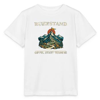 Ruhestand Gipfel statt Termine - Stanley/Stella Kinder T-Shirt MINI CREATOR  - Weiß - Vorne - Maike (125cm)