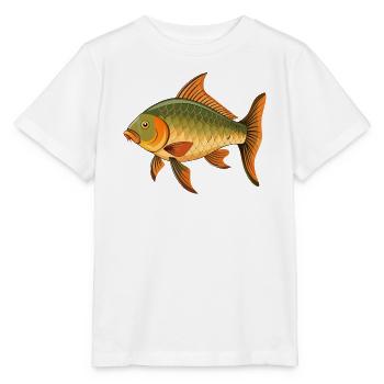 Karpfenfische - Stanley/Stella Kinder T-Shirt MINI CREATOR  - Weiß - Vorne - Maike (125cm)