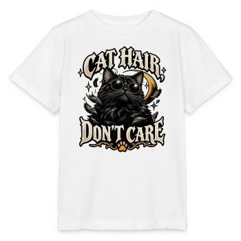 Chic Cat Attitude Katzengold - Stanley/Stella Kinder T-Shirt MINI CREATOR  - Weiß - Vorne - Maike (125cm)