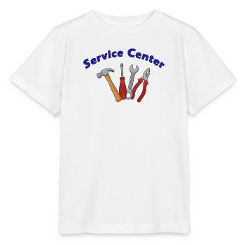 Service Center - Stanley/Stella Kinder T-Shirt MINI CREATOR  - Weiß - Vorne - Maike (125cm)