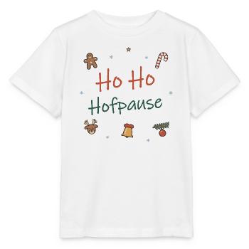 Ho Ho Hofpause Lehrer und Lehrerinnen Weihnachten - Stanley/Stella Kinder T-Shirt MINI CREATOR  - Weiß - Vorne - Maike (125cm)
