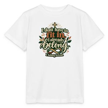 Gottes Kind - Stanley/Stella Kinder T-Shirt MINI CREATOR  - Weiß - Vorne - Maike (125cm)