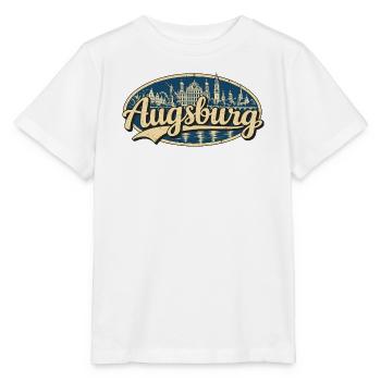 Augsburg Vintage Stadtmotiv - Stanley/Stella Kinder T-Shirt MINI CREATOR  - Weiß - Vorne - Maike (125cm)