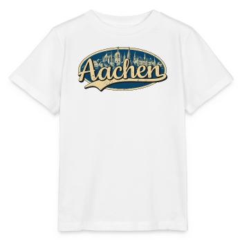 Aachen Vintage Stadtmotiv - Stanley/Stella Kinder T-Shirt MINI CREATOR  - Weiß - Vorne - Maike (125cm)