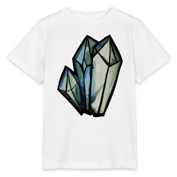 Kristallgeometrisches Aquarell - Stanley/Stella Kinder T-Shirt MINI CREATOR  - Weiß - Vorne - Maike (125cm)
