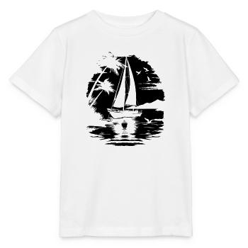 Segeln - Stanley/Stella Kinder T-Shirt MINI CREATOR  - Weiß - Vorne - Maike (125cm)