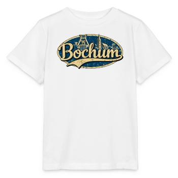 Bochum Vintage Stadtmotiv - Stanley/Stella Kinder T-Shirt MINI CREATOR  - Weiß - Vorne - Maike (125cm)