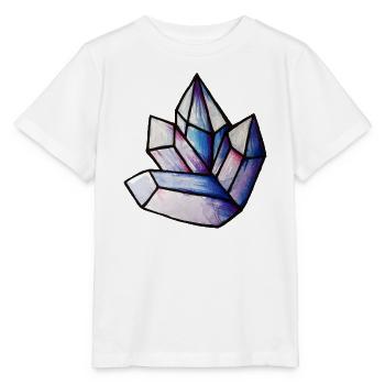 Prismatisches Kristallcluster - Stanley/Stella Kinder T-Shirt MINI CREATOR  - Weiß - Vorne - Maike (125cm)