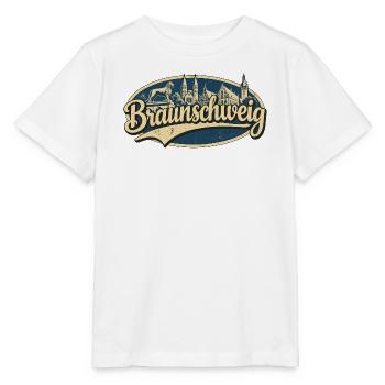 Braunschweig Vintage Stadtmotiv - Stanley/Stella Kinder T-Shirt MINI CREATOR  - Weiß - Vorne - Maike (125cm)
