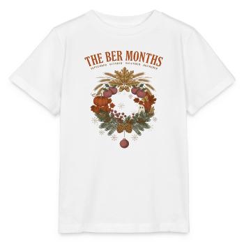 Ber Months Fall Season Herbstzeit - Stanley/Stella Kinder T-Shirt MINI CREATOR  - Weiß - Vorne - Maike (125cm)