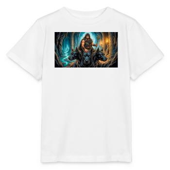 Hades erlaubt Herakles, Cerberus zu nehmen - Stanley/Stella Kinder T-Shirt MINI CREATOR  - Weiß - Vorne - Maike (125cm)