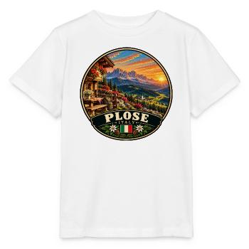 Wandern in den Dolomiten Italien Berge - Stanley/Stella Kinder T-Shirt MINI CREATOR  - Weiß - Vorne - Maike (125cm)