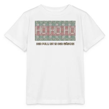 Ho Ho Ho - der Strick ist in der Wäsche - Stanley/Stella Kinder T-Shirt MINI CREATOR  - Weiß - Vorne - Maike (125cm)