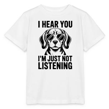 Beagle Spruch Hunde Lustiges Beagle Geschenk - Stanley/Stella Kinder T-Shirt MINI CREATOR  - Weiß - Vorne - Maike (125cm)