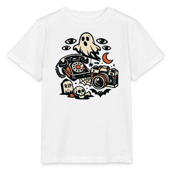 Geisterretrokamera Collage - Stanley/Stella Kinder T-Shirt MINI CREATOR  - Weiß - Vorne - Maike (125cm)