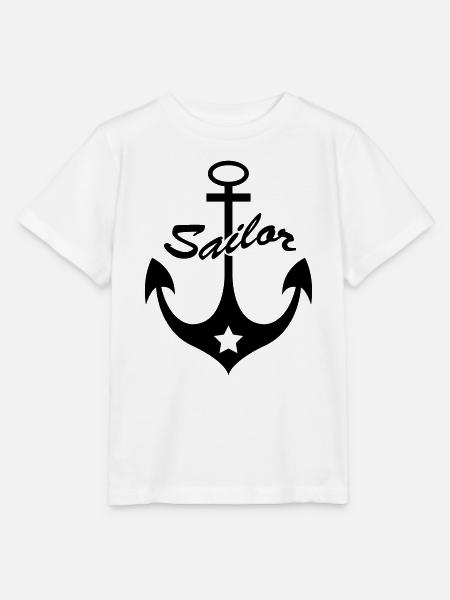 anker_wappen2 - Stanley/Stella Kinder T-Shirt MINI CREATOR  - Weiß