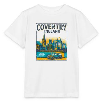 City Coventry England Transport Museum Heritage - Stanley/Stella Kinder T-Shirt MINI CREATOR  - Weiß - Vorne - Maike (125cm)