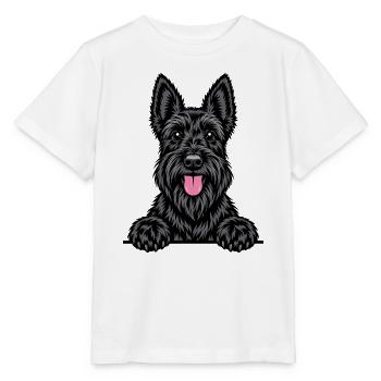 Scottish Terrier - Stanley/Stella Kinder T-Shirt MINI CREATOR  - Weiß - Vorne - Maike (125cm)