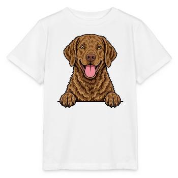 Chesapeake Bay Retriever - Stanley/Stella Kinder T-Shirt MINI CREATOR  - Weiß - Vorne - Maike (125cm)