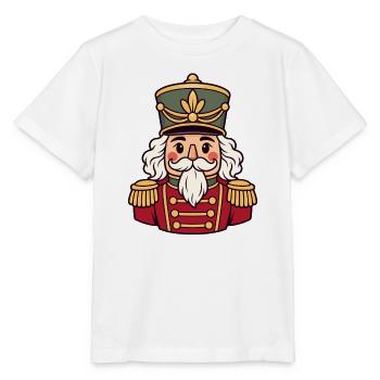 Nussknacker Goldknöpfe - Stanley/Stella Kinder T-Shirt MINI CREATOR  - Weiß - Vorne - Maike (125cm)