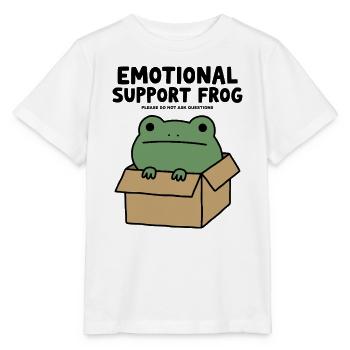 Emotionaler Unterstützungsfrosch - Stanley/Stella Kinder T-Shirt MINI CREATOR  - Weiß - Vorne - Maike (125cm)