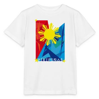 Philippinen Sonnenflagge Filipino Pride - Stanley/Stella Kinder T-Shirt MINI CREATOR  - Weiß - Vorne - Maike (125cm)