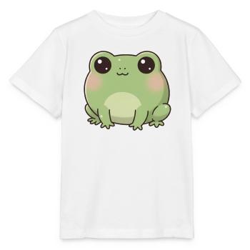 Frosch - Stanley/Stella Kinder T-Shirt MINI CREATOR  - Weiß - Vorne - Maike (125cm)